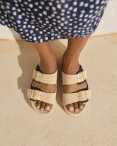 Sandali Nordic in Pelle Scamosciata |