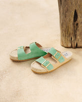 Sandali Nordic in Pelle Scamosciata |