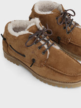 Suede With Shearling Field Ankle Boot |