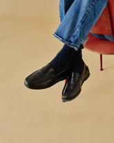 Leather Penny Loafers |
