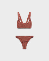 Seersucker Braided Bralette Bikini |