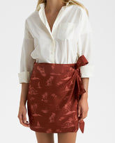 Printed Silk Lipso Skirt |