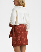 Printed Silk Lipso Skirt |
