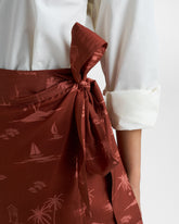 Printed Silk Lipso Skirt |