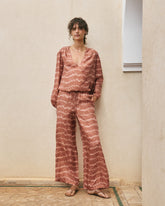 Printed Silk Paros Shirt |