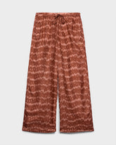 Printed Silk Marbella Trousers |