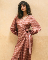Printed Silk Galapagos Dress |