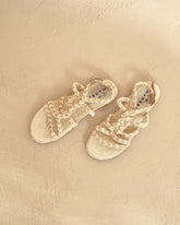 Jute Tie-Up Rope Sandals |