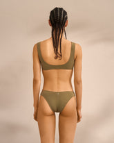 Terry Cotton Surf Bralette Bikini - Women’s Swimwear | 