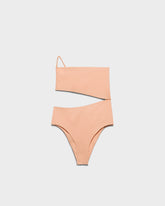 Cut-Out One-Shoulder One Piece |