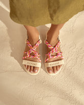 Jute Rope Sandals with Straps |