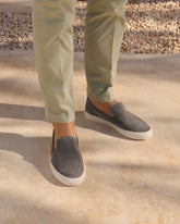 Slip-On in Pelle Scamosciata |