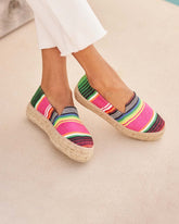 Mexican Blanket Double Sole Espadrilles |