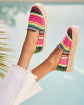 Mexican Blanket Double Sole Espadrilles |