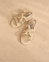 Jute & Suede Rope Sandals |