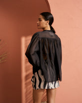 Cotton-Silk Voile Baja Shirt |