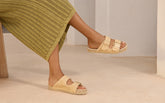 Raffia Nordic Sandals - Women’s New Shoes | 