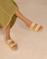 Raffia Nordic Sandals |