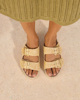 Raffia Nordic Sandals |