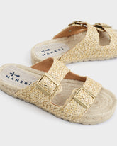 Raffia Nordic Sandals |