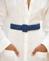 Weaving Raffia Belt |
