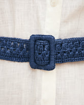 Weaving Raffia Belt |