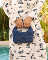 Raffia Halfmoon Bag |