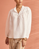Cotton-Silk Voile Baja Shirt |