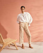 Cotton-Silk Voile Baja Shirt |