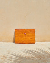 Raffia Clutch |