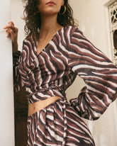 Printed Silk Cotton Voile Avila Top |