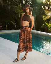 Printed Linen Cordoba Skirt |