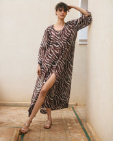 Printed Silk Cotton Voile Hydra Dress |