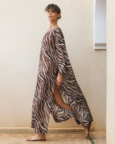 Printed Silk Cotton Voile Hydra Dress |
