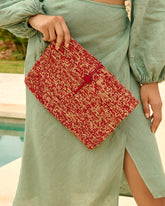 Raffia Clutch |