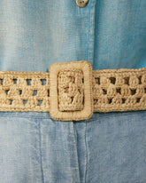 Cintura in Rafia Intrecciata |