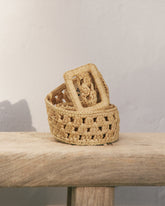 Cintura in Rafia Intrecciata |