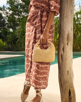 Raffia Halfmoon Bag |