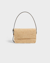 Borsa Paloma in Raffia Naturale e Pelle Natural and Tan |