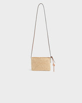 Borsa Inez Small in Rafia Naturale |
