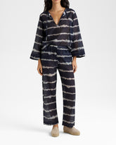 Printed Silk Cotton Voile Belem Trousers |