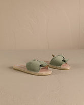 Soft Suede Sandals With Knot - Women’s New Shoes | 