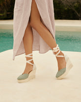 Soft Suede Heart-Shaped<br />Wedge Espadrilles - Women’s New Shoes | 