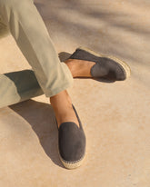 Espadrillas in Pelle Scamosciata |