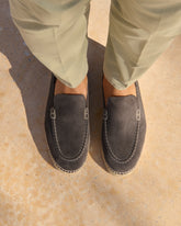 Suede Traveler Loafers Espadrilles |