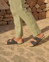 Suede Nordic Sandals |