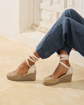 Soft Suede Low Wedge Espadrilles |