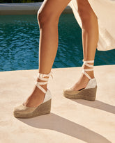 Soft Suede Wedge Espadrilles |