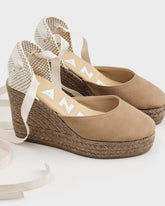 Suede Wedge Espadrilles |