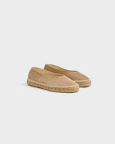 Suede Ballet Flat Espadrilles |
